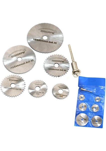 Rhs Online 7 Adet/takım Mini Hss Dairesel Testere Bıçağı Döner Aracı Kesici Elektrikli Alet Seti Ahşap Kesme (Yurt Dışından) modelleri