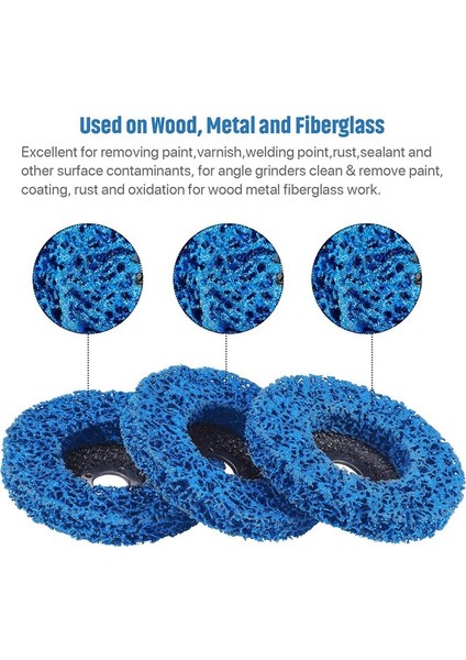 Boya Diski Wel 3 Adet Pas Şerit Diskleri, Ahşap Metal Fibergl Için 4 x 5/8 Inç Açı Gder Için (Yurt Dışından) indirimleri