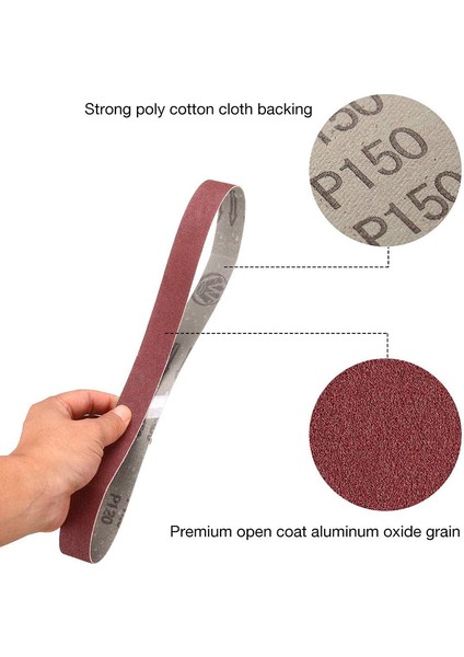 1X30 Inç Alüminyum Oksit Zımpara Kayışları Ağır Hizmet Zımpara Kayışları (Yurt Dışından) indirimleri