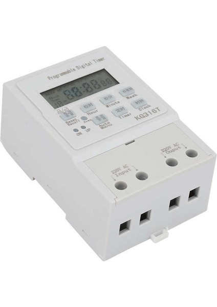 Dijital Zaman Anahtarı Röle Mikrobilgisayar KG316T Haftalık Manuel/otomatik Ac 220 V Ev Aletleri Için Dıy Işık (Yurt Dışından)
