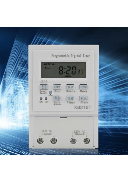 Dijital Zaman Anahtarı Röle Mikrobilgisayar KG316T Haftalık Manuel/otomatik Ac 220 V Ev Aletleri Için Dıy Işık (Yurt Dışından) fiyatları