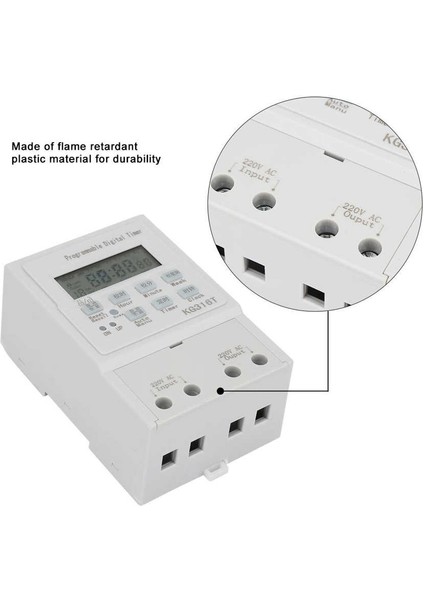 Dijital Zaman Anahtarı Röle Mikrobilgisayar KG316T Haftalık Manuel/otomatik Ac 220 V Ev Aletleri Için Dıy Işık (Yurt Dışından) indirimleri