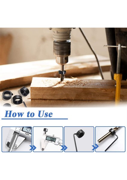 Adet Matkap Derinliği Durdurma Yaka Limite Yüzükler, Matkap Tutarlı Sondaj Için Ayarlanabilir Dübel Mili Ayna Pozisyoner Bulucu (Yurt Dışından) fiyatları