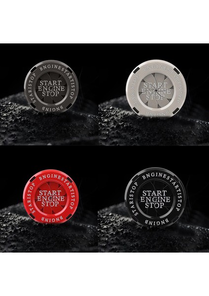 Araç Içi Modifikasyon Tek Tuşla Başlat Düğmesi Kontak Anahtarı Dönen Koruyucu Kapak Motosiklet Başlangıç Halkası Dekorasyon Araba Iç Aksesuarı Jessica (Yurt Dışından)