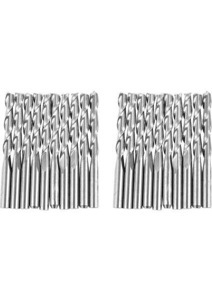 20 Adet 1/8 Inç 3.175MM Karbür Cnc Çift Iki Flüt Spiral Uçları End Mill Yönlendirici 22MM (Yurt Dışından)