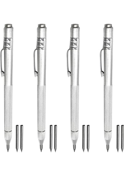 Adet Metal Tungsten Caide Scriber Elmas Markalama Scriber Mıknatıslı, Alüminyum Gravür Gravür Kalemi, 8 Yedek Markalama Kafaları ile (Yurt Dışından)