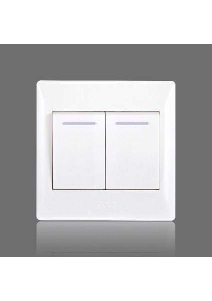 Tianji Tj Anahtar Priz Paneli Yueting 16A Klima Bir Çift Beş Delikli Set Floresan Şerit 86 Tipi Beyaz (Yurt Dışından) fırsatları