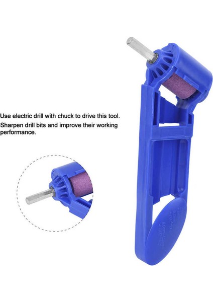 Taşınabilir Matkap Ucu Kalemtıraş Korindon Taşlama Elektrikli Demir Tabanlı Yardımcı Alet (Yurt Dışından)