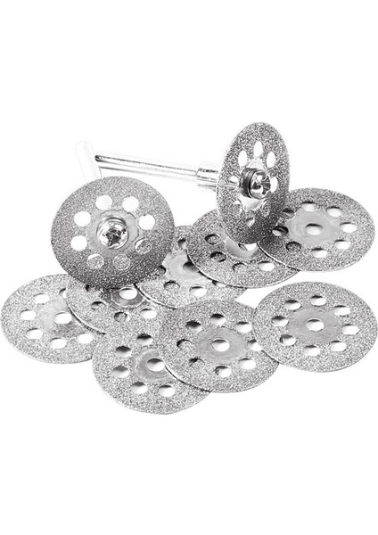 Metal Kesme Diski-10 x Elmas Kesme Diskleri 2 x Biyel-Gümüş (Yurt Dışından) modelleri