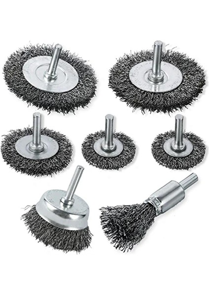Adet Yeni Nesil Karbon Çelik Matkap Ucu Fırçalar Yüksek Sertlik Alaşımlı Çelik Tel Tekerlekler (Yurt Dışından)