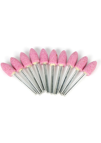 Nanlıy-10 Adet Aşındırıcı Monte Taş Dremel Aksesuarları Için Taşlama Taşı Tekerlek Kafası Dremel Döner Aletler Için Kurşun Şeklinde Pembe (Yurt Dışından) fiyatları