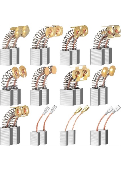 24 Adet Elektrik Motor Fırçaları Karbon Fırçalar Güç Yedek Parça Onarım Için Aksesuarlar Elektrikli Alet 12 Farklı Boyut (Yurt Dışından)