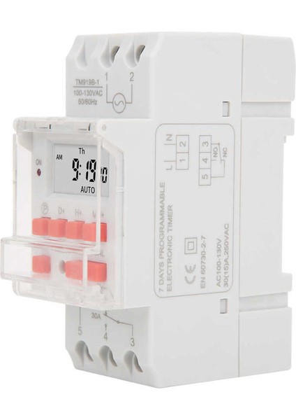 Programlanabilir Zamanlayıcı Anahtarı TM919B-1 100-130V Ac 30A Haftalık LCD Açma Kapama Kontrol Zaman Rölesi (Yurt Dışından)