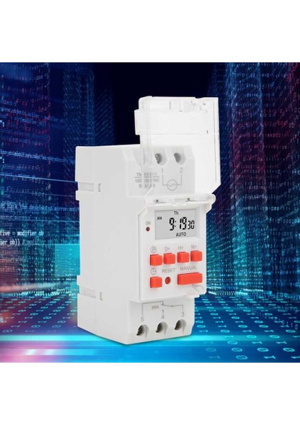 Programlanabilir Zamanlayıcı Anahtarı TM919B-1 100-130V Ac 30A Haftalık LCD Açma Kapama Kontrol Zaman Rölesi (Yurt Dışından) modelleri
