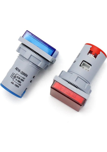 Ayak Koltuk 1 Adet Kare LED Dijital Voltmetre Ampermetre Hertz Metre AC20-500V Sinyal Işıkları Gerilim Akım Frekans Combo Metre Göstergesi Test Cihazı (Yurt Dışından) indirimleri