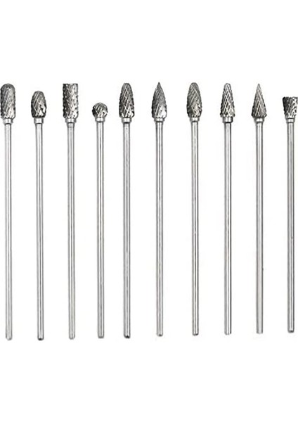10 Adet 6 Inç Uzun Çift Kesim Tungsten Katı Karbür Döner Çapak Seti 1/8 Inç (3mm) Shank Büküm Matkap Ucu Döner Aletler Için (Yurt Dışından) fiyatları