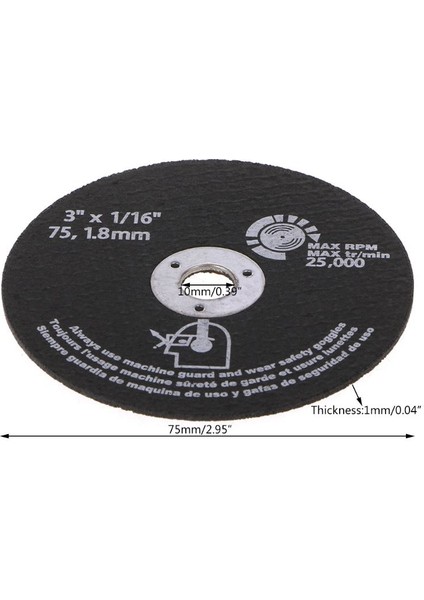 15 Adet 3 Inç 75MM Kesme Tekerleği Reçine Kesme Diski Fiber Dairesel Testere Bıçakları Metal Kesme Için 75X1.6X10MM (Yurt Dışından) indirimleri