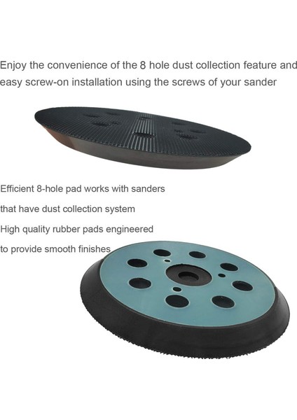 Xhhdqes 4x5 Inç 8 Delik Zımpara Kanca ve Döngü Yedek Zımpara Pedi Makita BO5010,BO5030/K,BO5031K,BO5041K,XOB01Z Zımpara (Yurt Dışından) modelleri