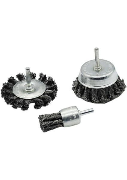 Jdxhlau 3 Adet Çelik Döner Bağlantı Düğüm Tel Tekerlek Pas Temizleme Parlatma Matkap Açı Öğütücü Gadget Döner Aracı (Yurt Dışından) fiyatları