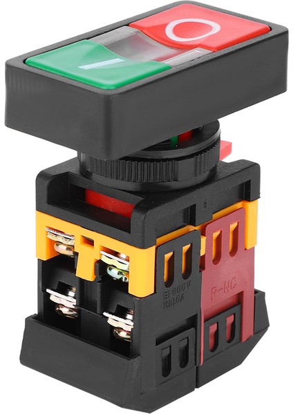 Switch AS-22/25N LED Işıklı Çift Buton No+Nc Açma-Kapama Anlık Buton (Yurt Dışından) modelleri