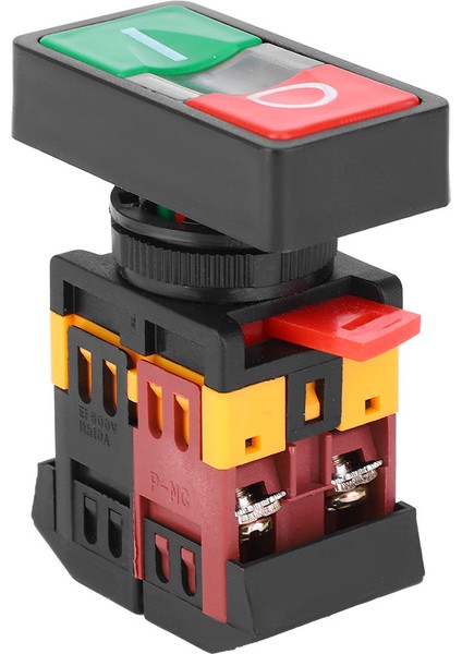 Switch AS-22/25N LED Işıklı Çift Buton No+Nc Açma-Kapama Anlık Buton (Yurt Dışından) fırsatları