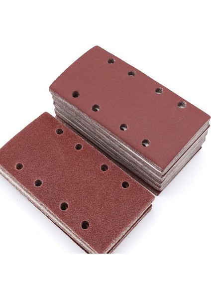 50 Adet 8 Delik Kum Yaprak Kağıt Parlatma Için Kahverengi Zımpara Salıncak Öğütücü 40-120 Grit Orbital Zımpara Araçları 185MM (Yurt Dışından)