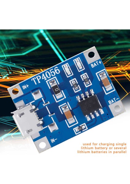 Kablolama Lehim Bağlantıları ile Şarj Koruma Levhası Pil Şarjı 10 Adet Yüksek Kalite (Yurt Dışından)