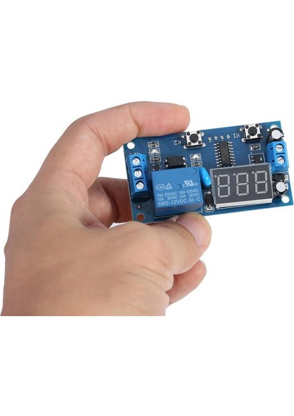 Dc 12V Döngü Zamanlayıcı Anahtarı Ayarlanabilir Röle Modülü Kartı LED Ekranlı Sonsuz Döngü (Yurt Dışından) fırsatları