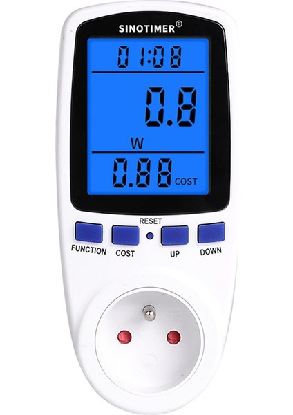 Dijital Wattmetre Güç Tüketimi Watt Enerji Ölçer Kwh Ac Elektrik (Yurt Dışından)