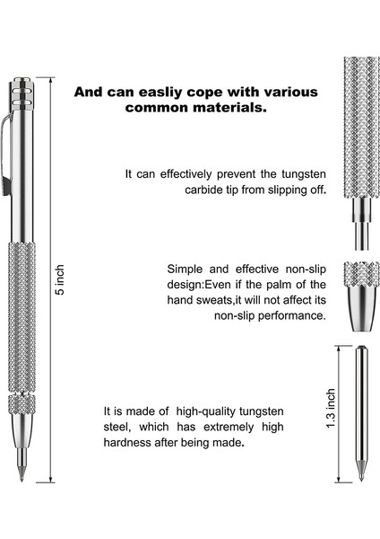 Adet Tungsten Karbür Kazıyıcı Mıknatıslı, Ekstra 10 Işaretleme Ucu Ile, Cam/seramik/metal Levha Için Aşındırma Gravür Kalemi (Yurt Dışından) indirimleri