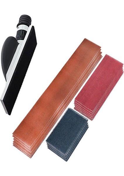 Inç Zımpara Bloğu Plastik Toz Giderme Zımpara Kağıdı Tutucusu 80-240 Grit Cırt Cırt Zımpara Pedi Parlatma Için (Yurt Dışından)