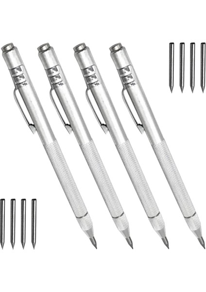 Adet Tungsten Caide Scriber Elmas Markalama Scriber Mıknatıslı, Alüminyum Gravür Gravür Kalemi, 8 Yedek Markalama Kafaları ile (Yurt Dışından)