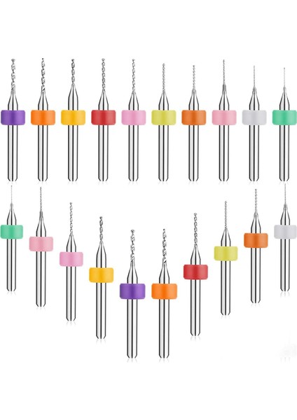 1 Takım 0.3-1.2mm Matkap Ucu Seti Kaba Taş Takı Için Tungsten Çelik Matkap Ucu Seti (Yurt Dışından)