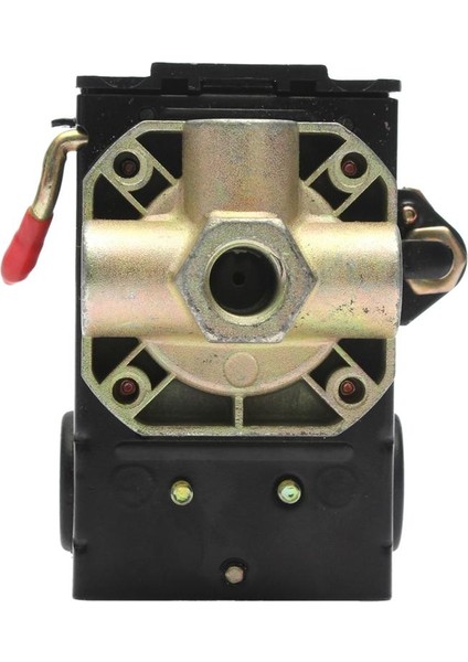 90-125PSI 4 Port 26 Amp Basınç Anahtarı Kontrol Vanası Hava Kompresörü Ağır Hizmet Tipi Siyah (Yurt Dışından) fiyatları