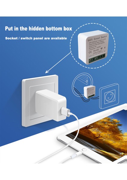 Ewelink Wifi 16A Mını Akıllı Anahtar Destekli 2 Yönlü Kontrol Zamanlayıcı Kablosuz Anahtar Mart Ev Otomasyonu Alexa Google Home ile Uyumlu (Yurt Dışından) fırsatları