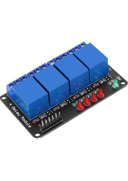 Kanallı Röle Modülü 4 Yollu Düşük Seviye 3V Siyah Plaka, Ev Aletleri Kontrolü Için Gösterge Işığı ile (Yurt Dışından) indirimleri
