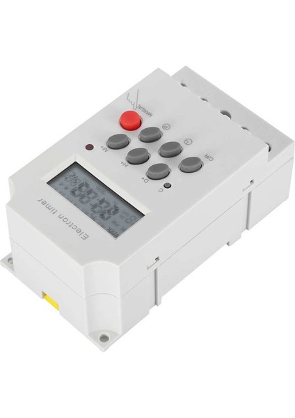 Dakika - 168 Saat Programlanabilir Zaman Anahtarı LCD Güç Açma Rölesi Haftalık Ev Aletleri Lambaları Için Dıy (Yurt Dışından)