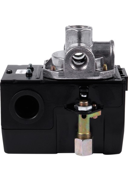 5-8kg 4-Port 26 Amp Basınç Anahtarı Kontrol Vanası Hava Kompresörü Ağır Hizmet Tipi Siyah Otomatik Basınç Kontrol Cihazı (Yurt Dışından) fırsatları