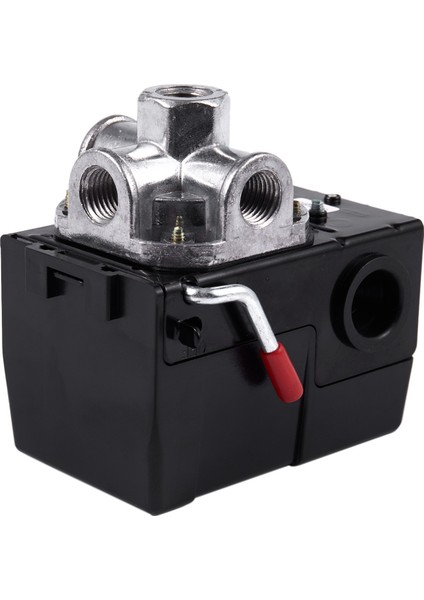 5-8kg 4-Port 26 Amp Basınç Anahtarı Kontrol Vanası Hava Kompresörü Ağır Hizmet Tipi Siyah Otomatik Basınç Kontrol Cihazı (Yurt Dışından) indirimleri