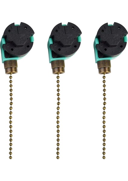 Hyqzltca 12 Paket Tavan Vantilatörü Anahtarı 3 Hız 4 Telli Zing Kulak ZE-268S6 Fan Çekme Zinciri Anahtarı Yedek Hız Kontrol Anahtarı (Yurt Dışından) modelleri