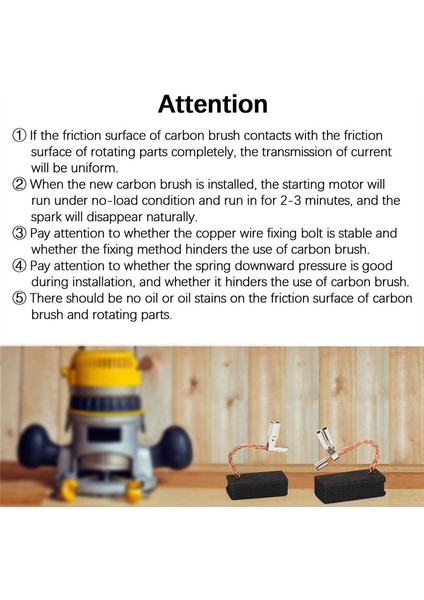 Namuny 8 Adet Caon Fırça Dewalt DWP611 Porter Kablo 450 Yönlendirici Için Uyumlu, DWP611PK Için Yedek, A27343 (6X9X19.5 Mm) (Yurt Dışından) fiyatları