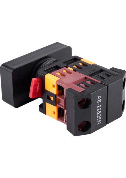 Ncanruı 2x Ac 220V Sarı Işık On-Off Start Stop Anlık Basma Düğmesi Anahtarı 1 No 1 Nc (Yurt Dışından)