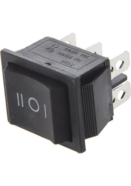 6-Terminaller 3 Pozisyon Açık/kapalı/açık Dpdt Tekne Basmalı Anahtar 16A 250VAC 20A 125VAC (Yurt Dışından) fiyatları