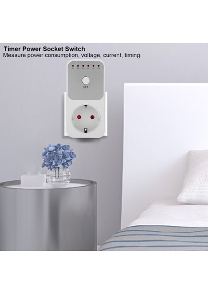Zamanlayıcı Güç Soketi Anahtarı Takılabilir Geri Sayım Kontrol Cihazı Ab Fişi 230V (Yurt Dışından) fırsatları
