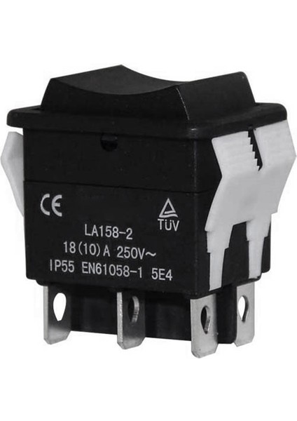 Namuny Su Geçirmez Mini Elektrik Kontrol Anahtar Tertibatı Çift Sıfırlama Anahtarı LA158-2 10A 250V (Yurt Dışından) fiyatları