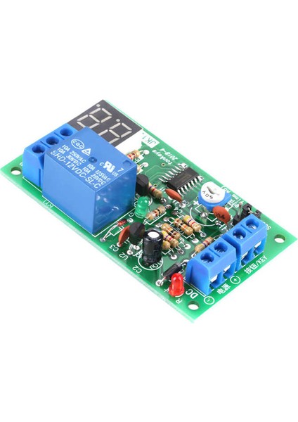 Zamanlayıcı Modülü DC12V LED Ekran Geri Sayım Zamanlama Gecikmesi Röle Anahtarını Kapatma (Yurt Dışından) fırsatları