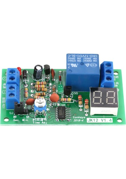 Zamanlayıcı Modülü DC12V LED Ekran Geri Sayım Zamanlama Gecikmesi Röle Anahtarını Kapatma (Yurt Dışından) indirimleri