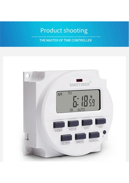 Sınotımer 1 Set Zamanlama Anahtarı Saniyelere Kadar Doğru 4 10CM Tel Terminalli 220V Zamanlayıcı (Yurt Dışından) fiyatları