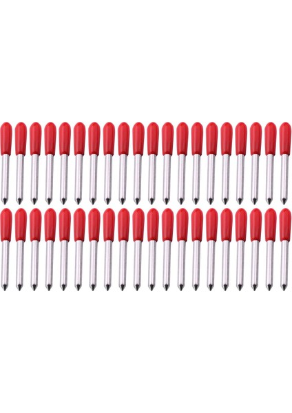 45 Derece Roland Çizim Kesici Bıçak Yüksek Sertlik Tungsten Karbür Vinil Kesici Bıçak Makinesi Aracı 40 Adet (Yurt Dışından)