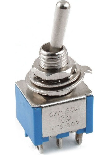 Ac 3A/250V 6A/125V 6 Pin Dpdt Açık/açık 2 Pozisyonlu Mini Geçiş Anahtarı Mavi (Yurt Dışından)